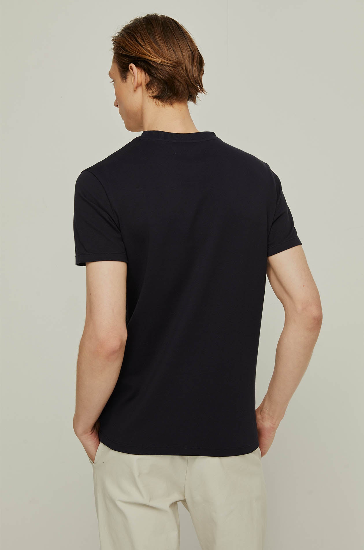 ROUND NECK PIQUE TEE