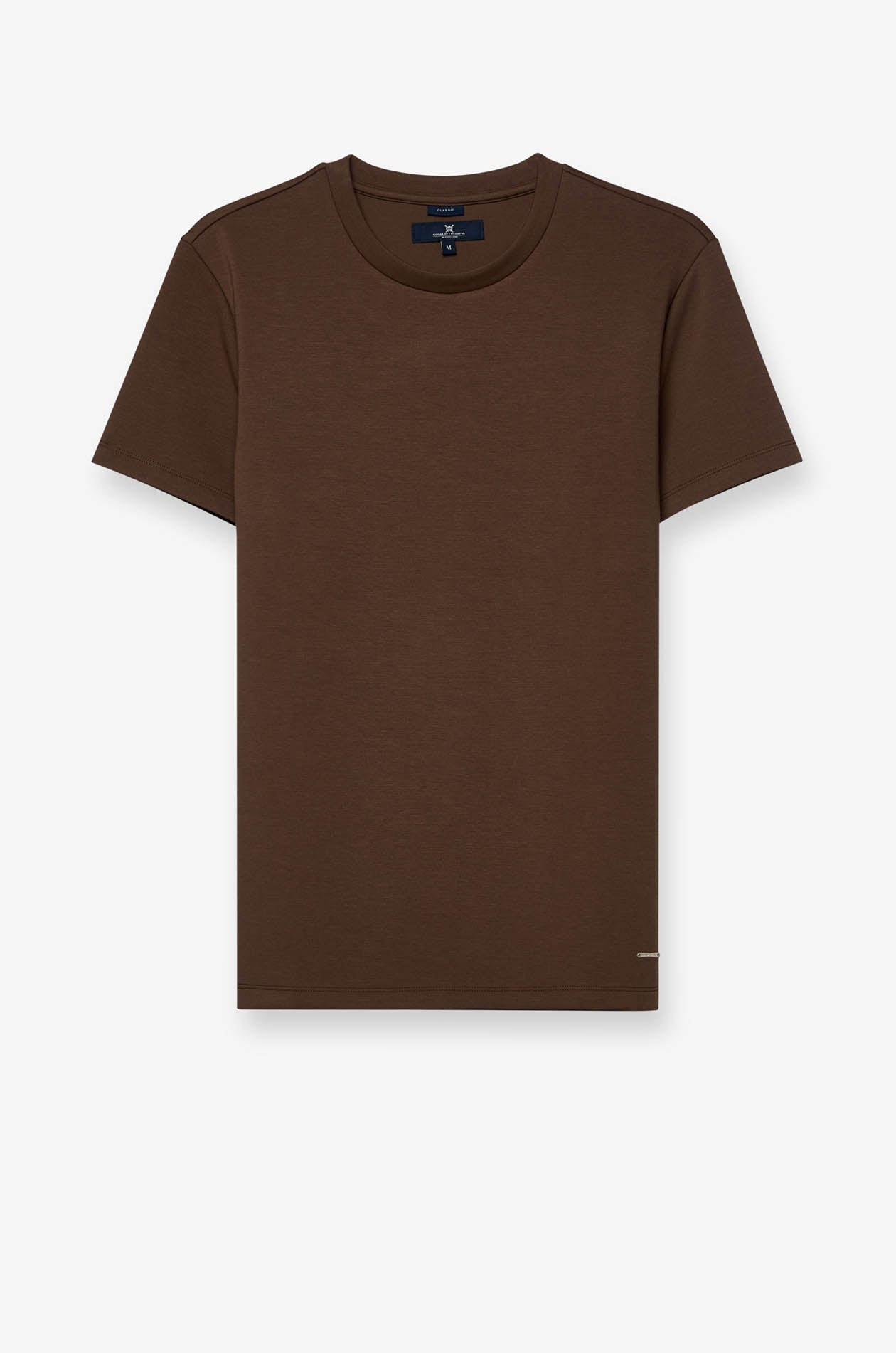 COTTON JERSEY ROUND-NECK TEE
