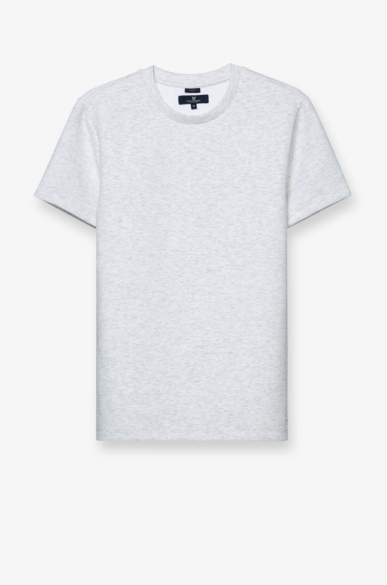 COTTON JERSEY ROUND-NECK TEE