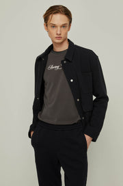 RACING CLUB EMBROIDERED GRAPHIC TEE