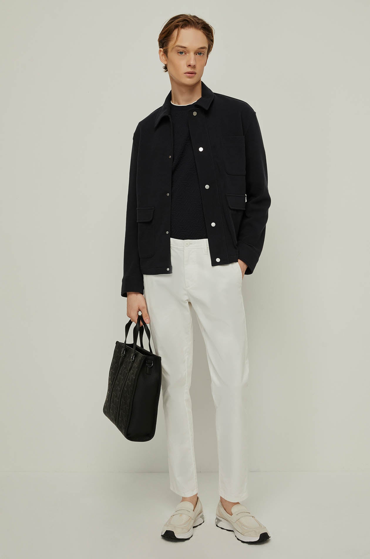 R MONOGRAM JACQUARD TEE