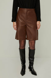 WIDE LEG BERMUDA SHORTS