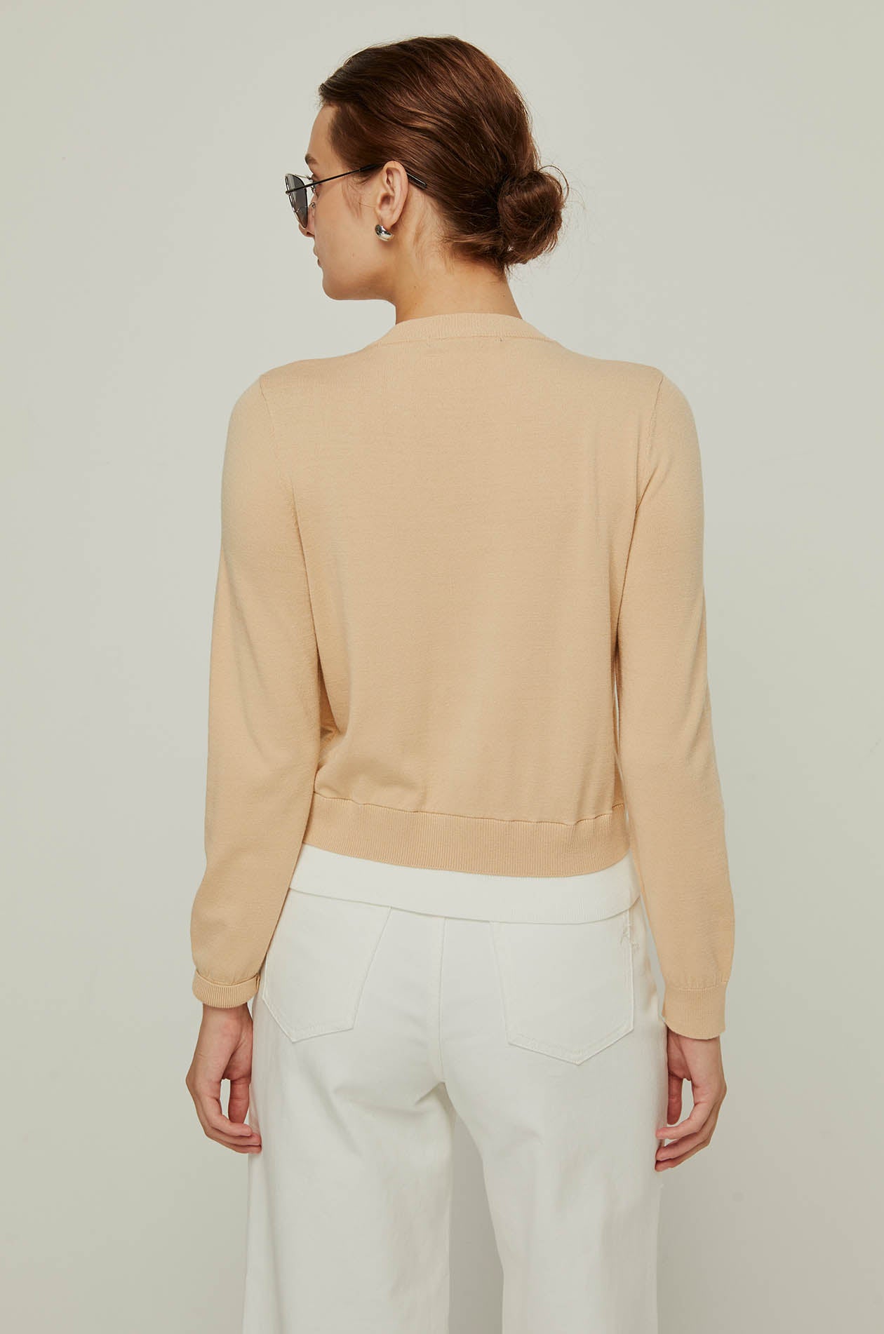 LAYERED KNIT CARDIGAN