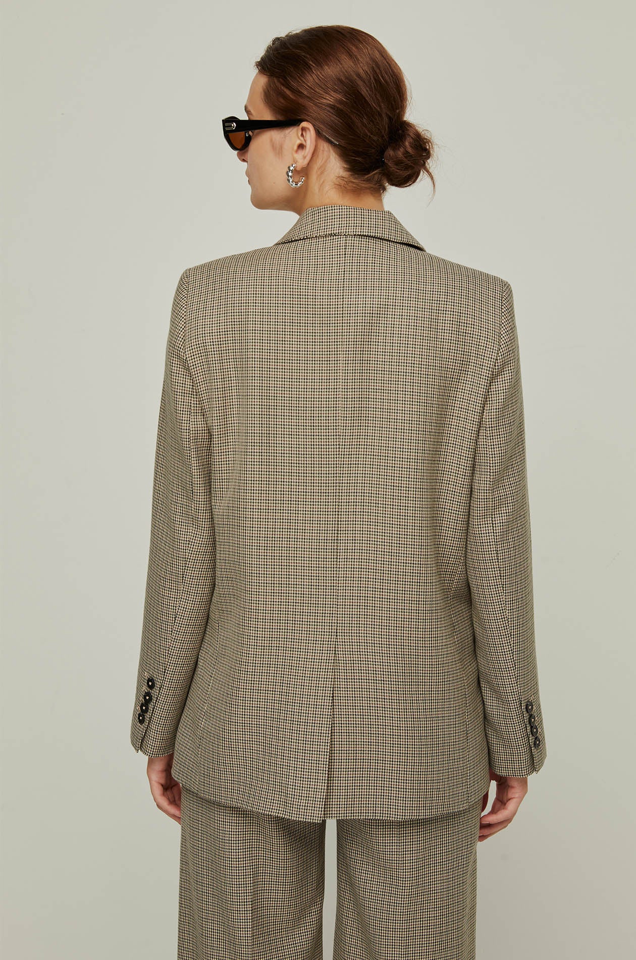 HOUNDSTOOTH TAILORED BLAZER