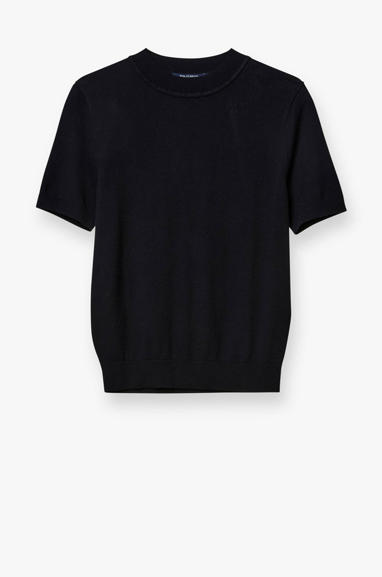 SHORT SLEEVE CREW NECK TOP