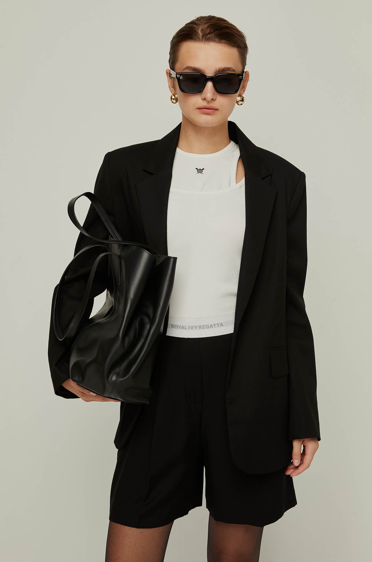 DOUBLE LAYERED SLEEVELESS TOP