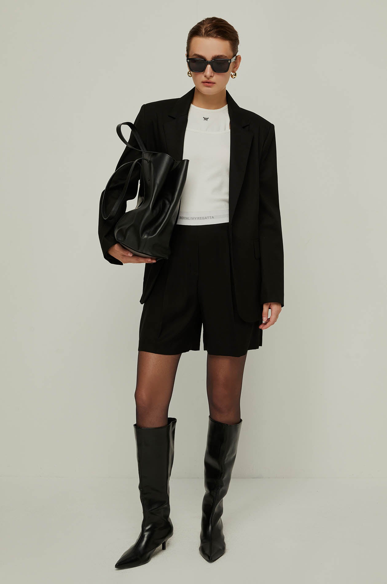 DOUBLE LAYERED SLEEVELESS TOP