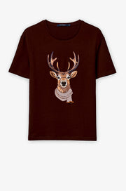 MASCULINE MOOSE GRAPHIC TEE