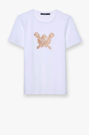 CAMOUFLAGE LOGO GRAPHIC TEE