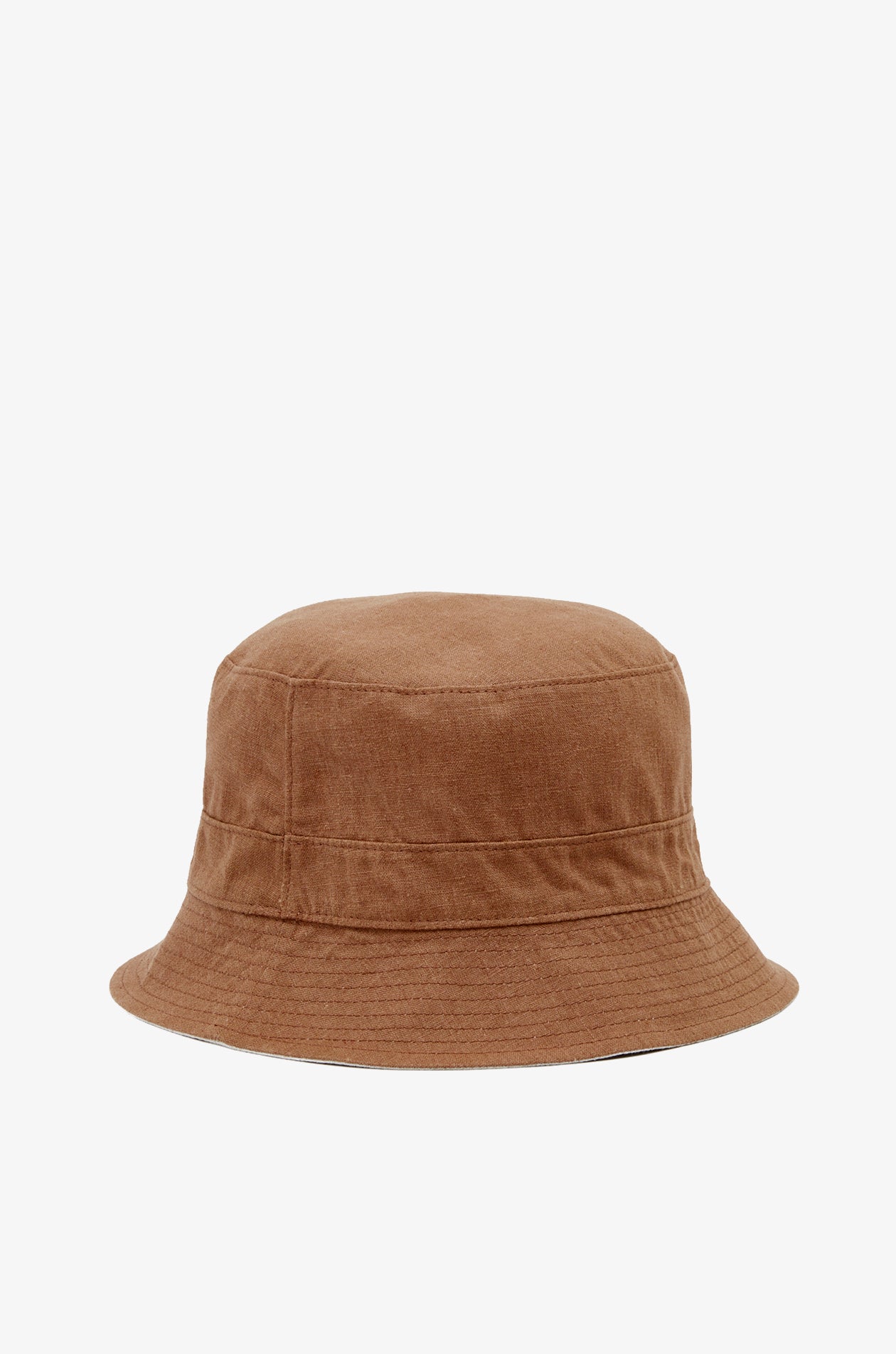 LINEN REVERSIBLE BUCKET HAT