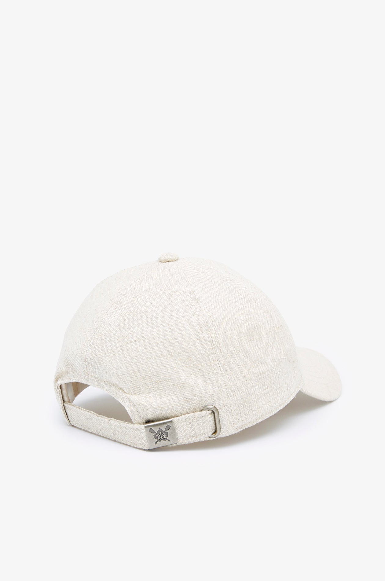 EMBROIDERY LOGO LINEN CAP