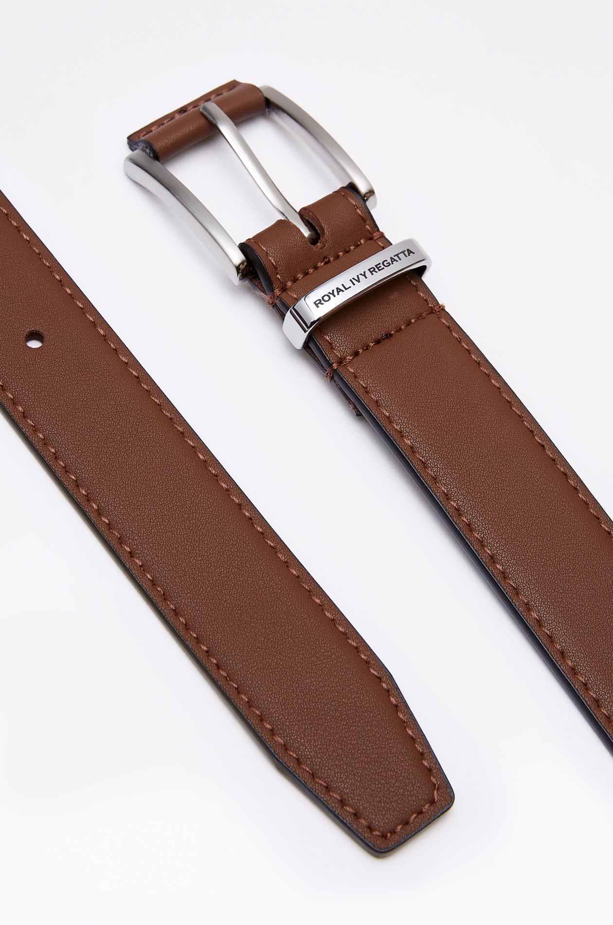 BROWN OIL PULL UP LEATHER BELT