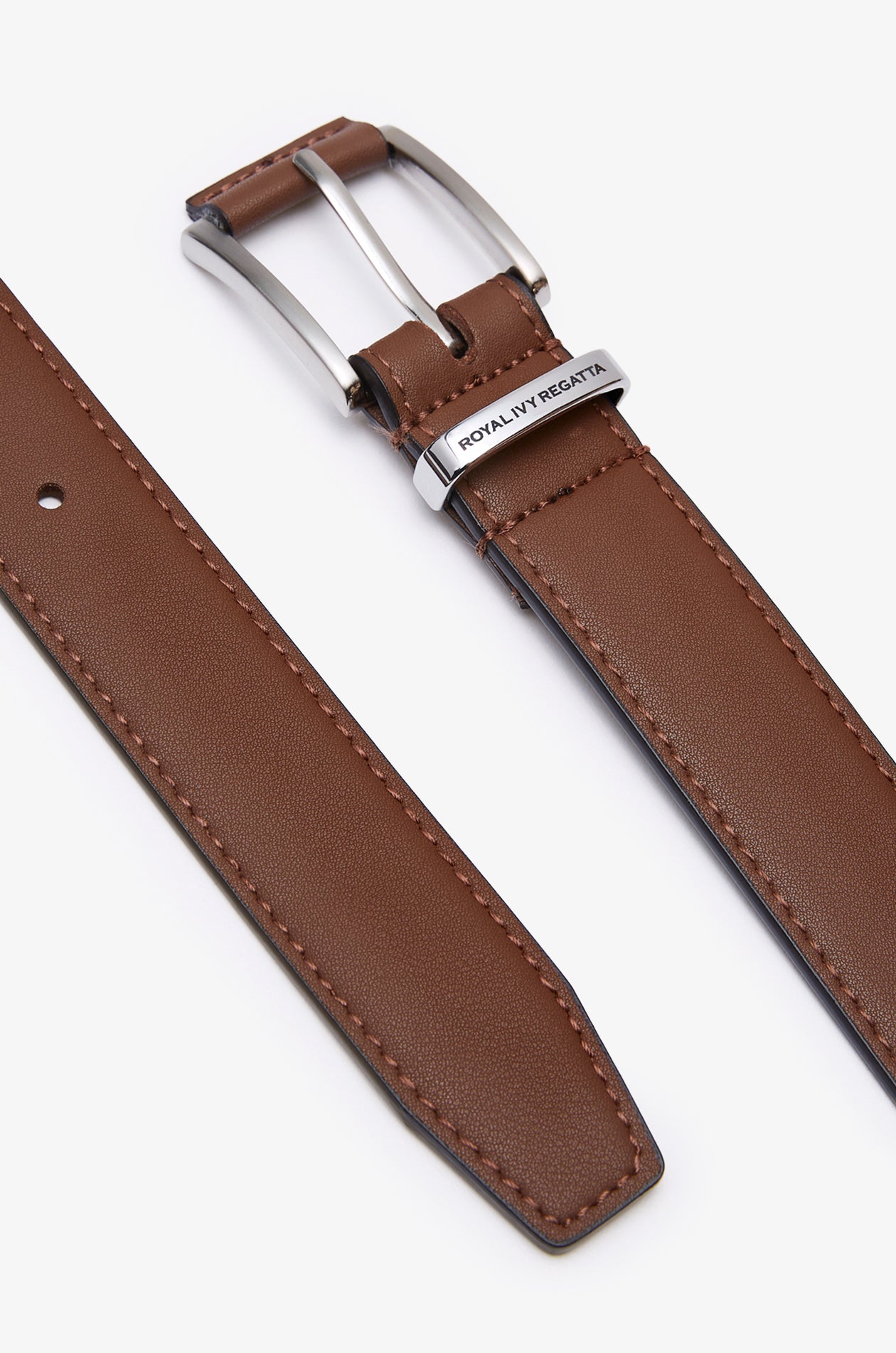 BROWN OIL PULL UP LEATHER BELT