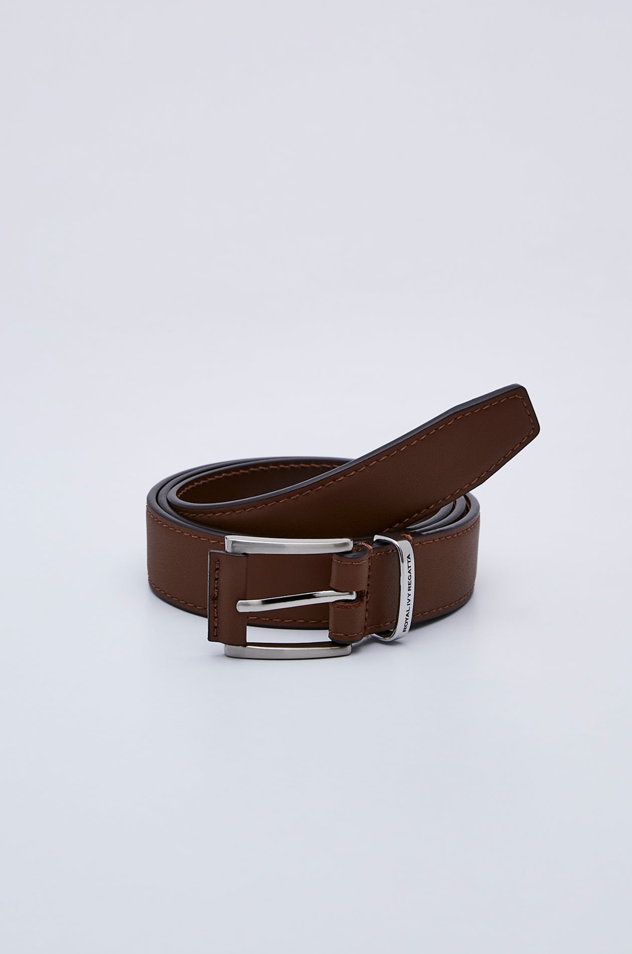 BROWN OIL PULL UP LEATHER BELT