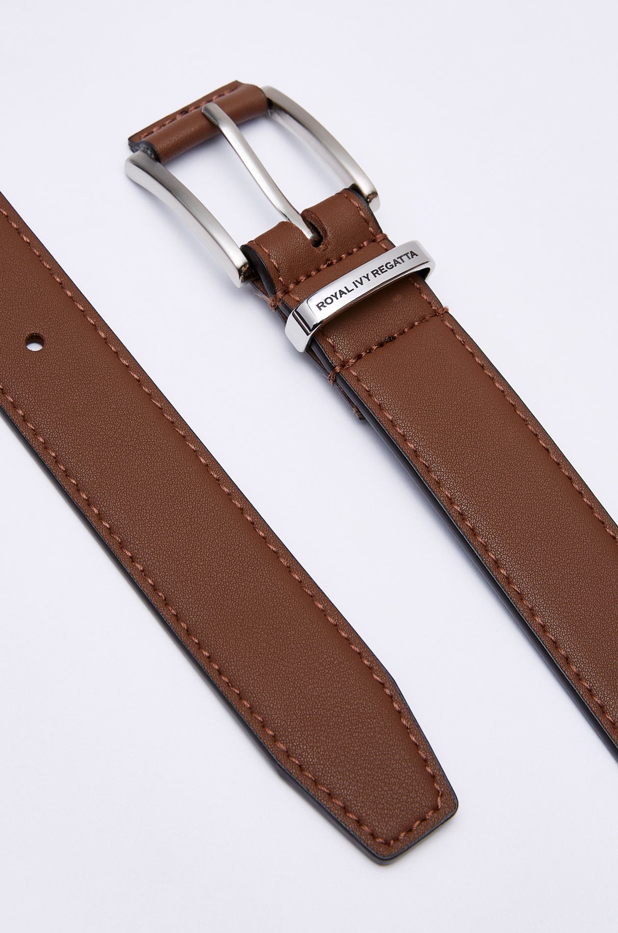 BROWN OIL PULL UP LEATHER BELT
