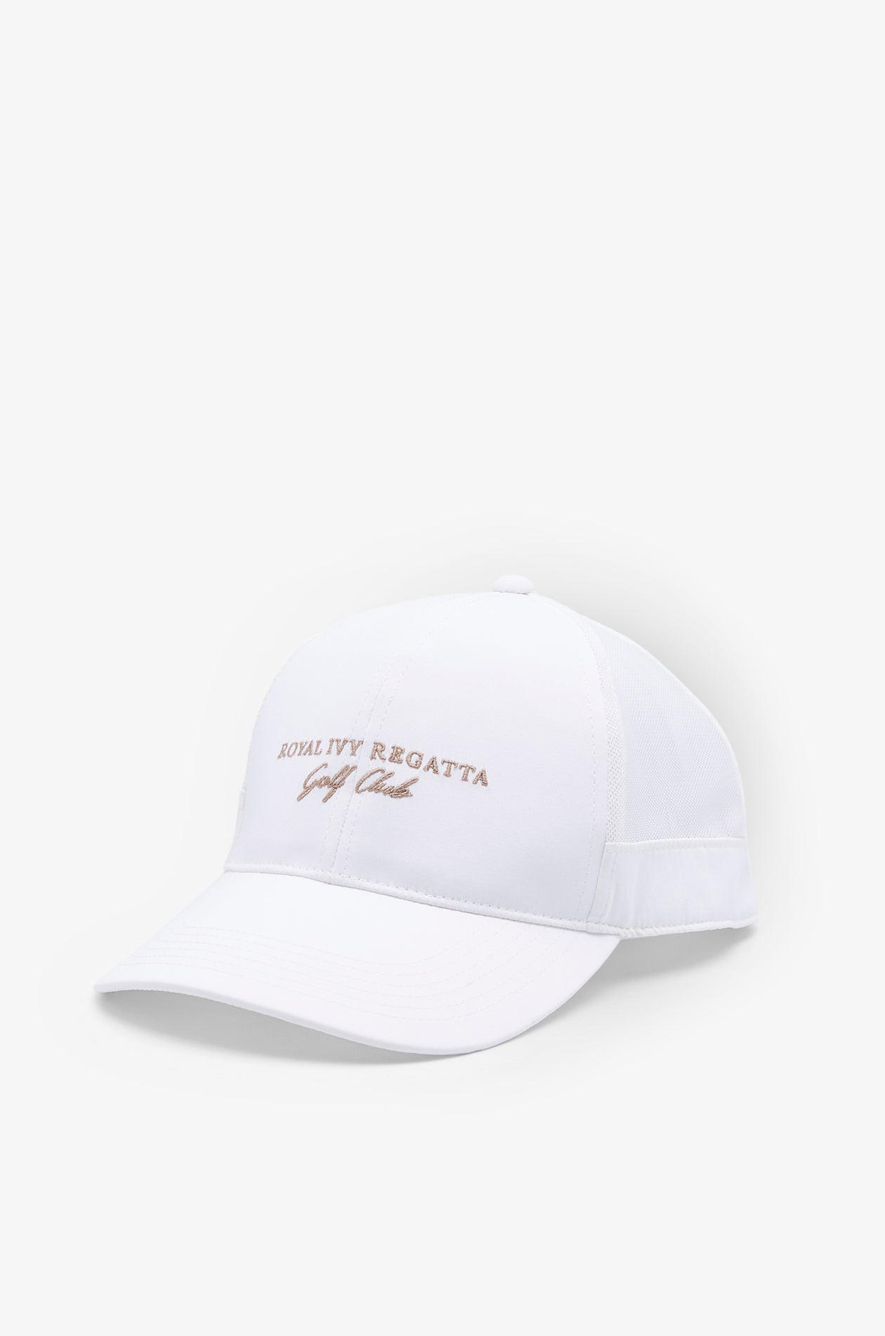 LOGO EMBROIDERED MESH PANEL CAP