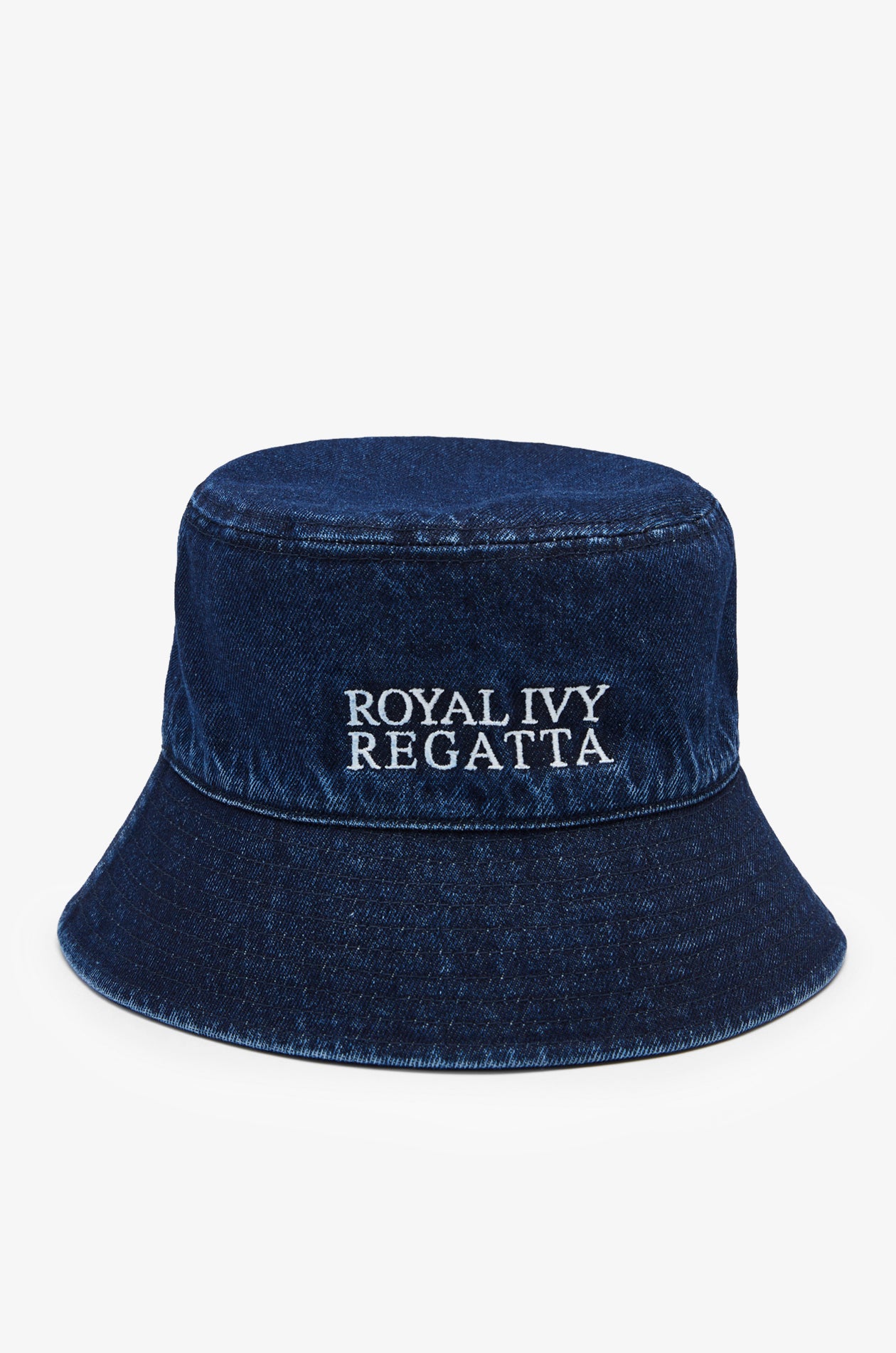 DENIM LOGO BUCKET HAT