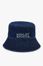 DENIM LOGO BUCKET HAT