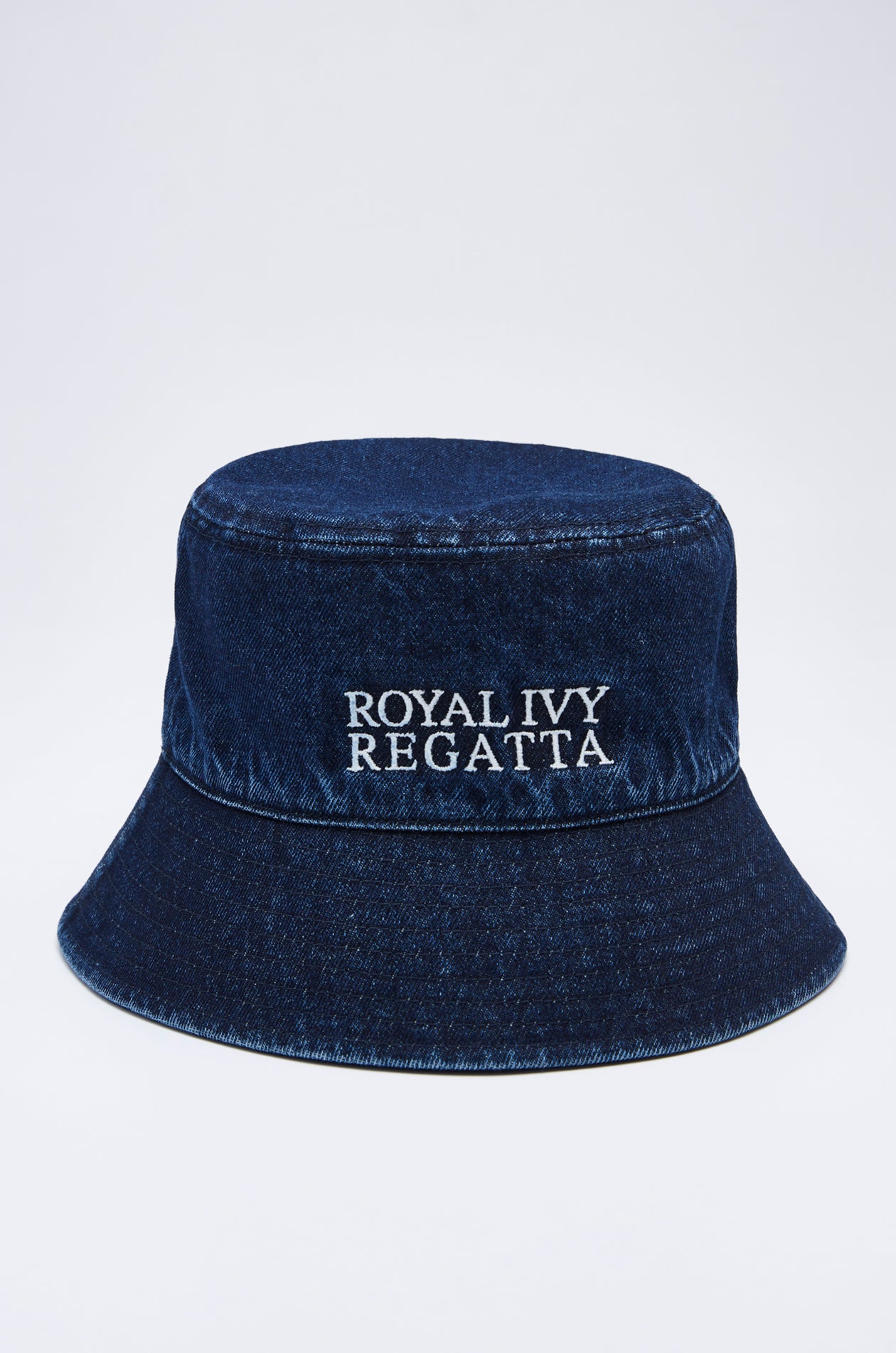 DENIM LOGO BUCKET HAT