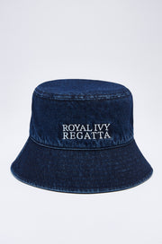 DENIM LOGO BUCKET HAT