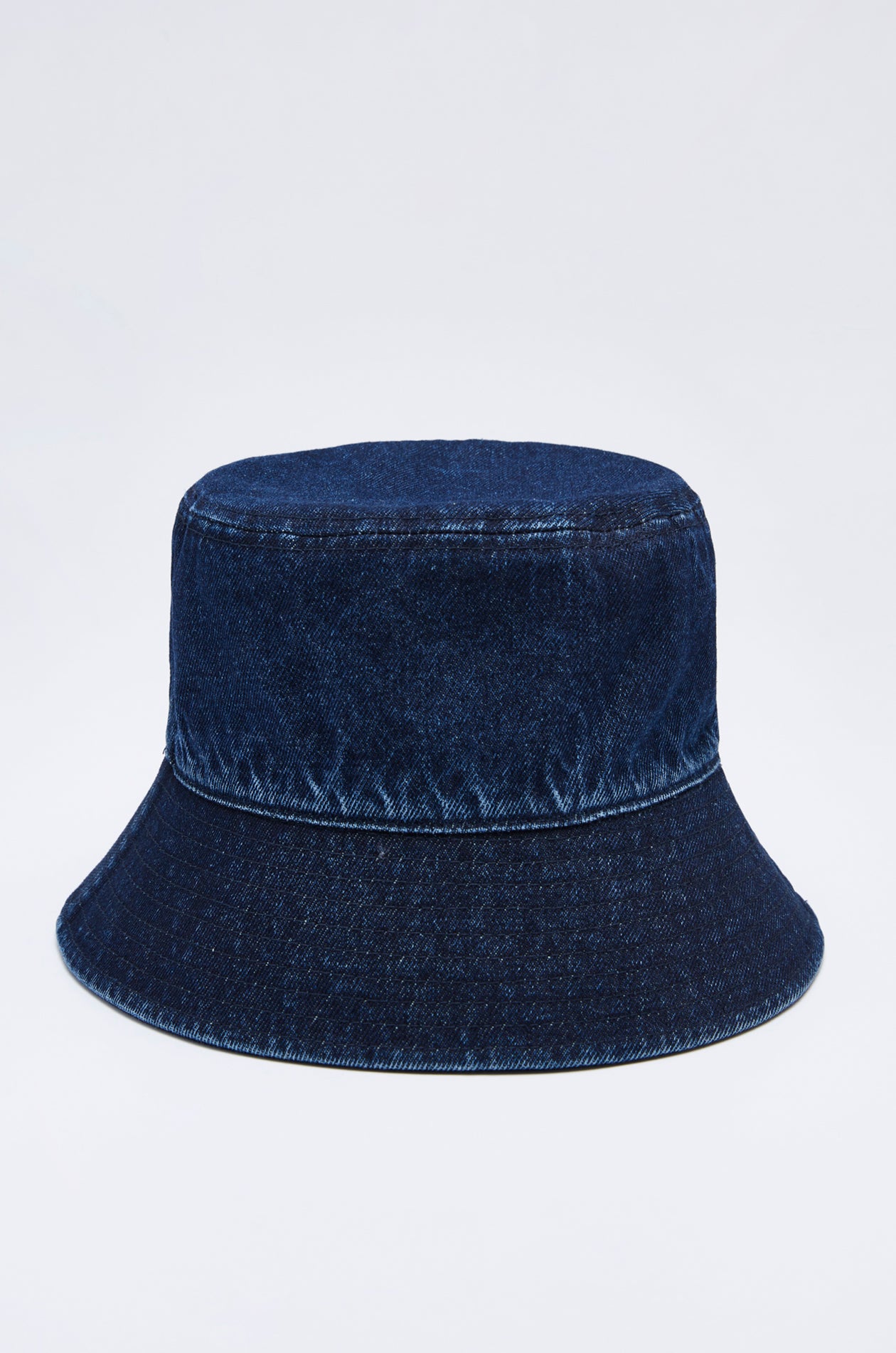 DENIM LOGO BUCKET HAT