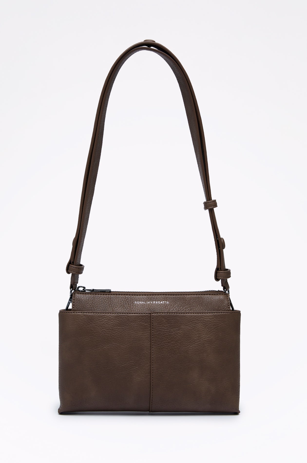 DEBOSSED LOGO LEATHER CROSSBODY BAG