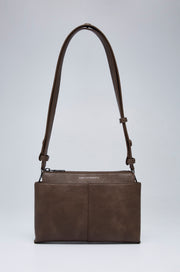 DEBOSSED LOGO LEATHER CROSSBODY BAG