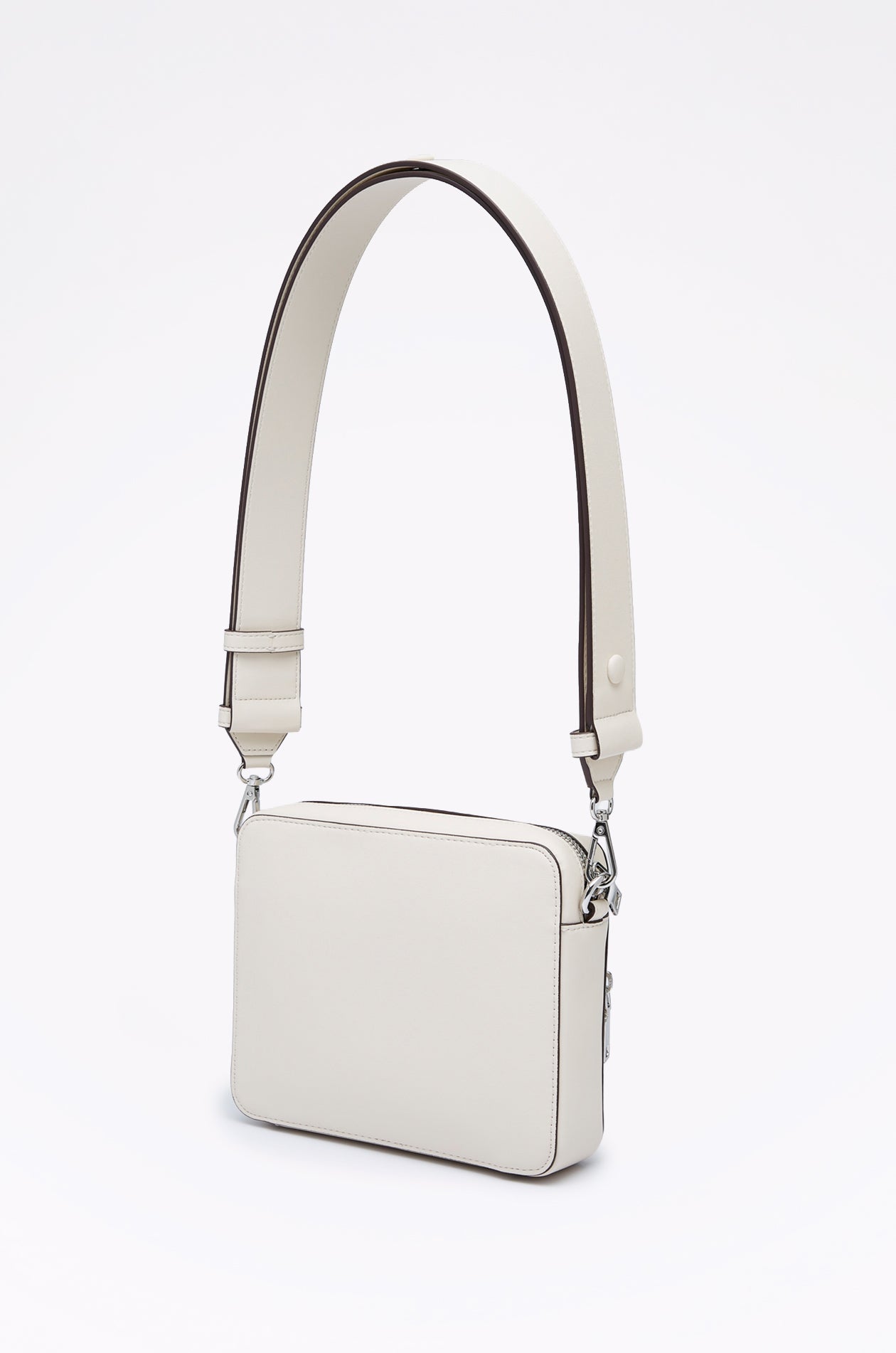 DEBOSSED LOGO ZIPPER CROSSBODY BAG