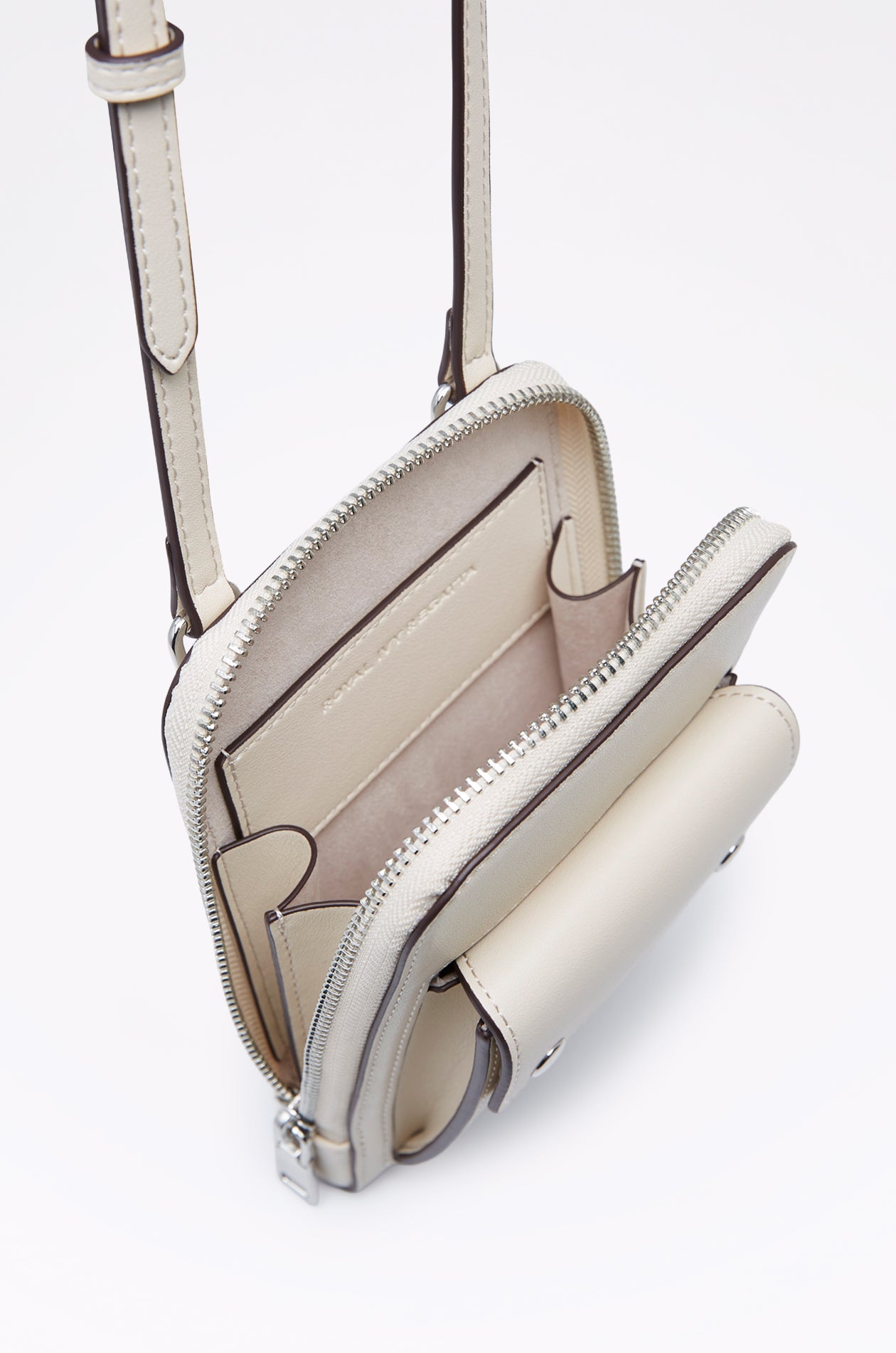 DEBOSSED LOGO MOBILE CROSSBODY BAG