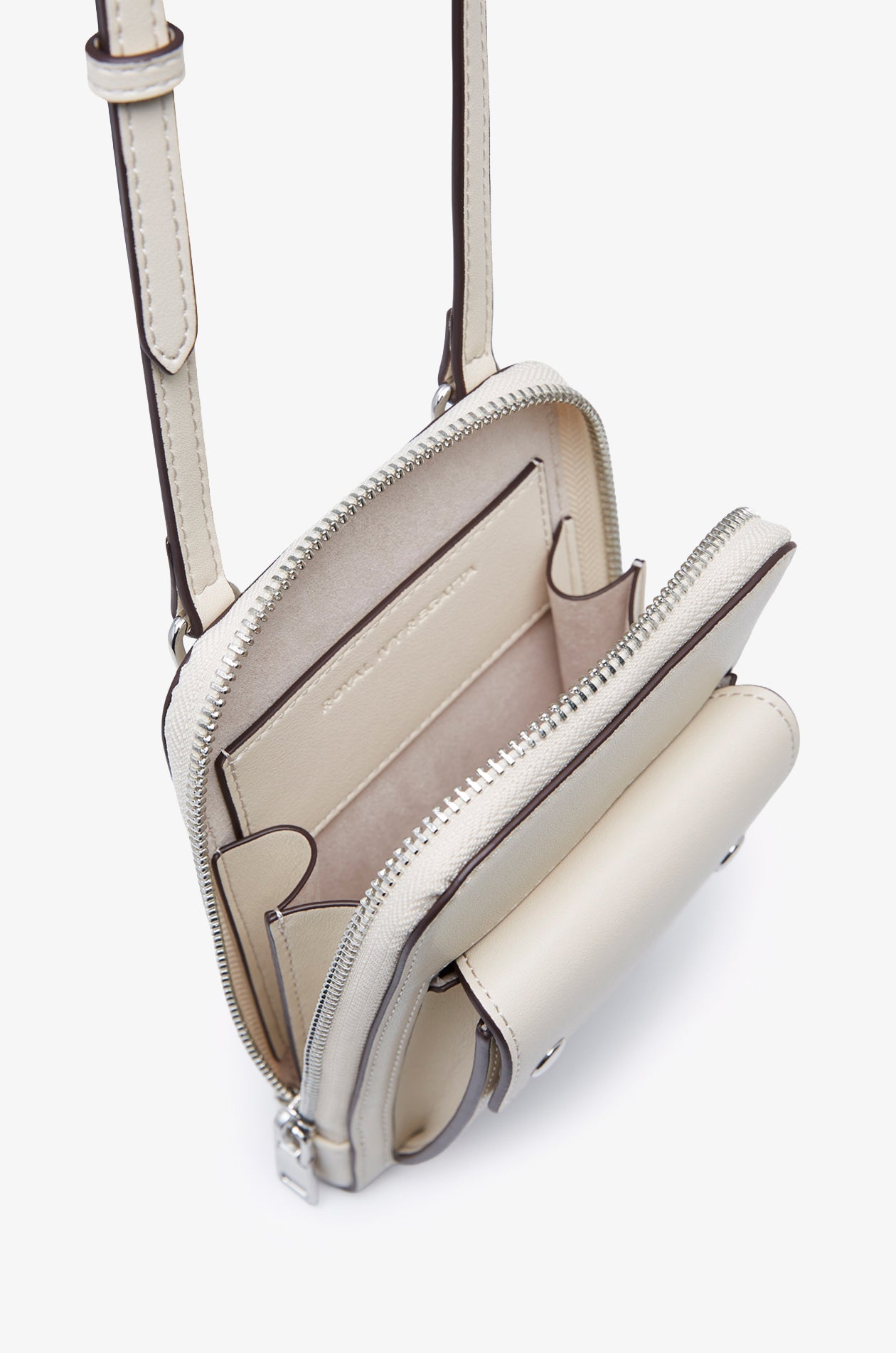 DEBOSSED LOGO MOBILE CROSSBODY BAG