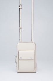 DEBOSSED LOGO MOBILE CROSSBODY BAG