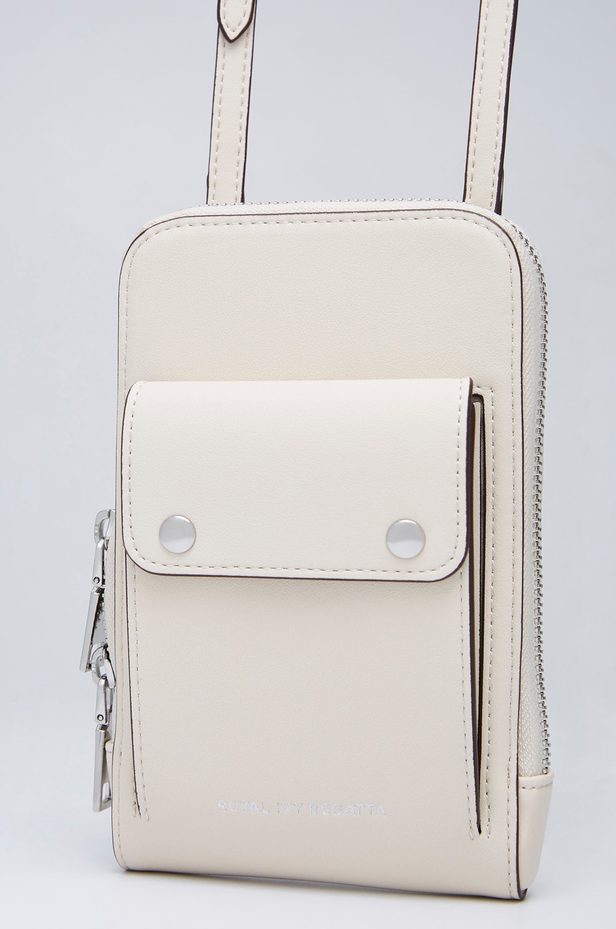 DEBOSSED LOGO MOBILE CROSSBODY BAG