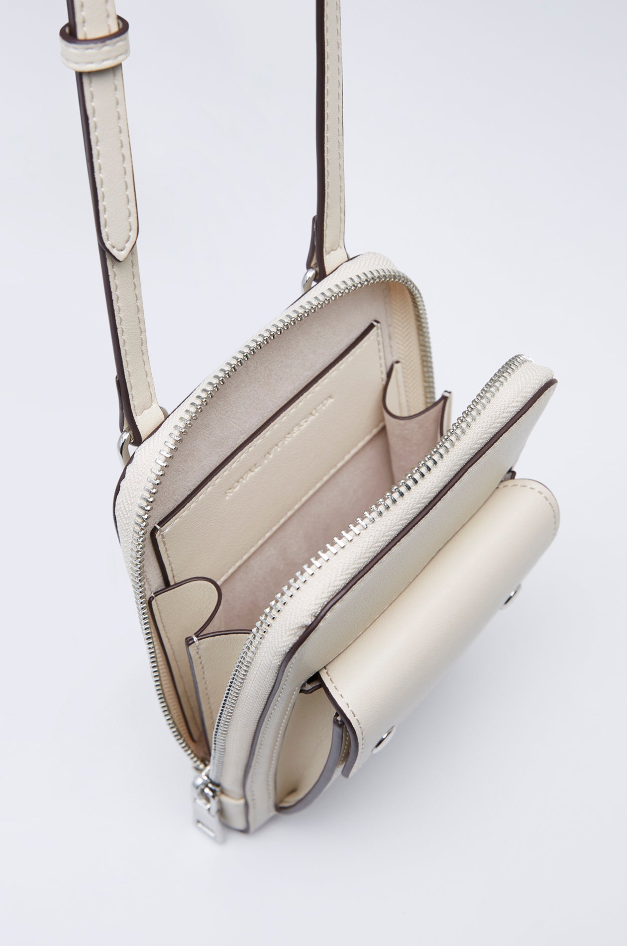 DEBOSSED LOGO MOBILE CROSSBODY BAG