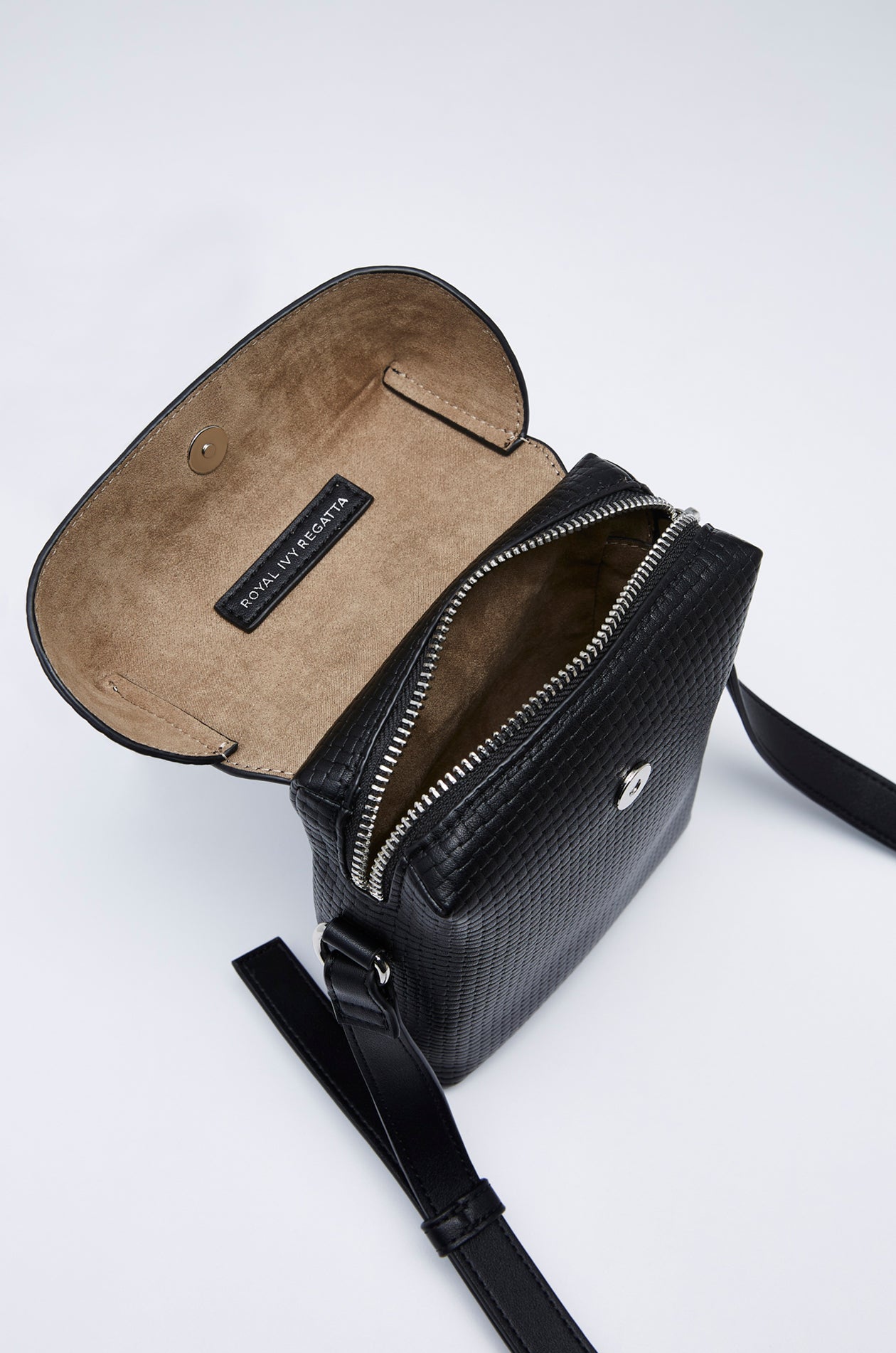 TEXTURE MOBILE CROSSBODY BAG