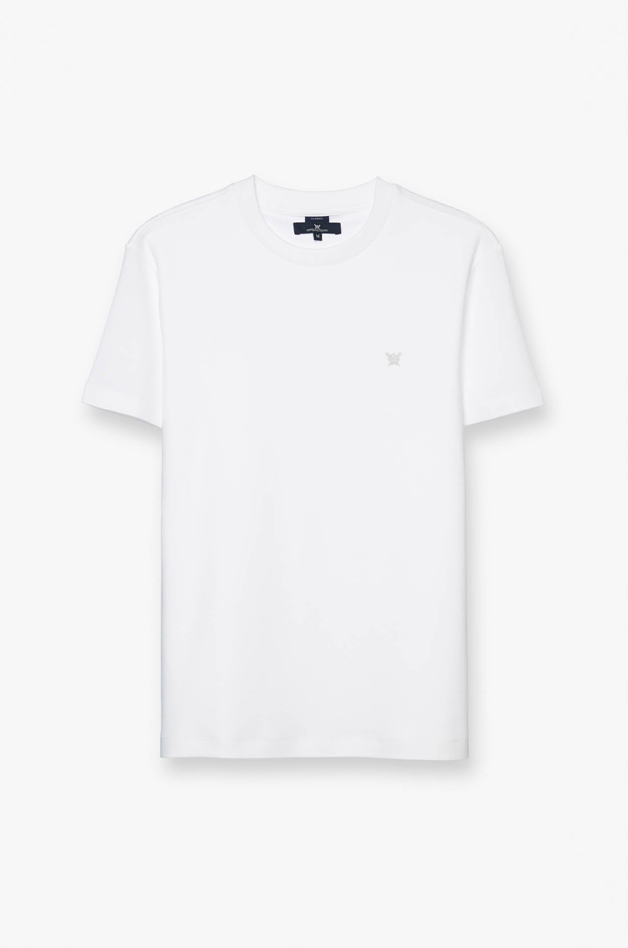 เสื้อยืดคอกลมผ้าฝ้ายเจอร์ซีย์