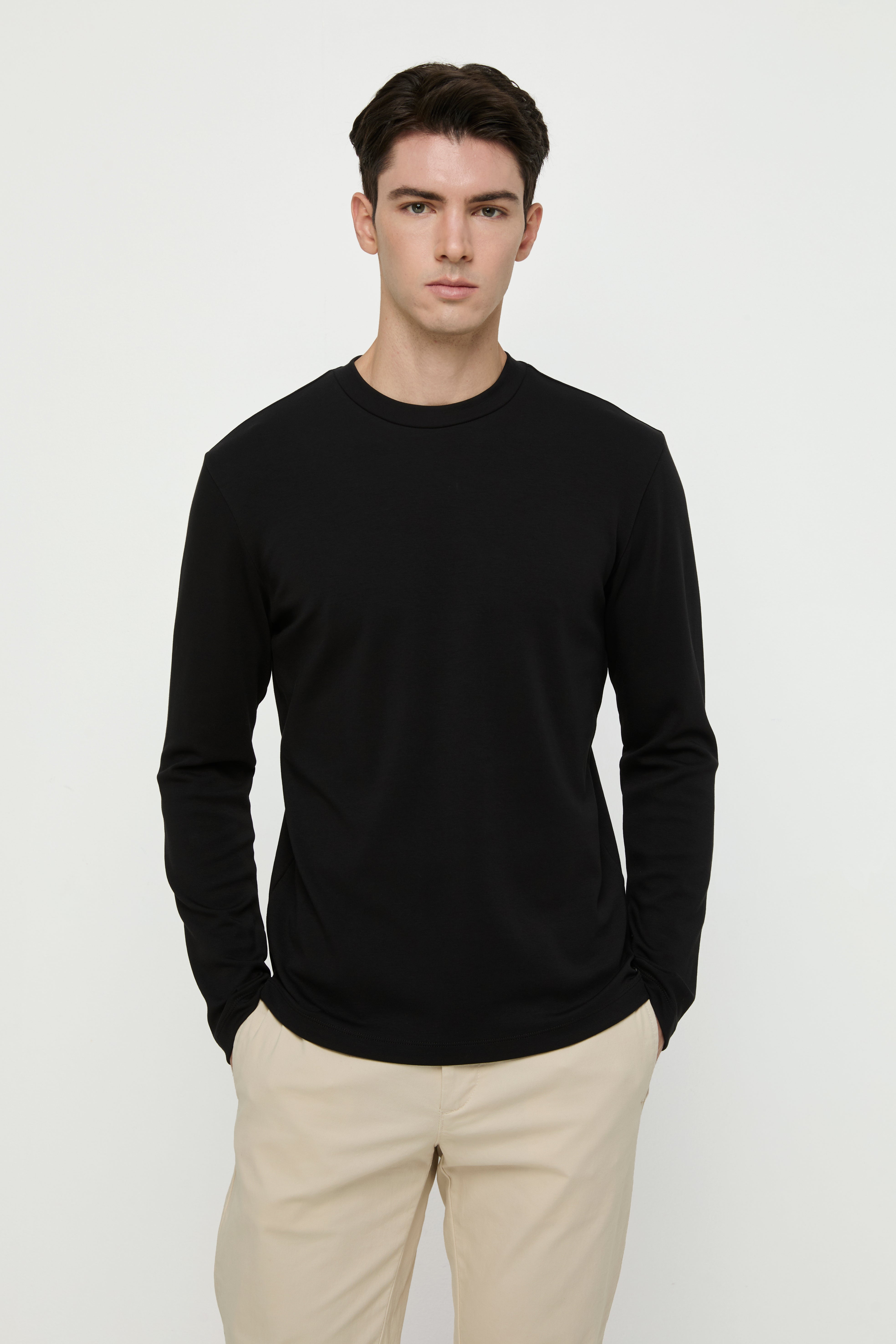 LONG SLEEVE ROUND NECK TEE