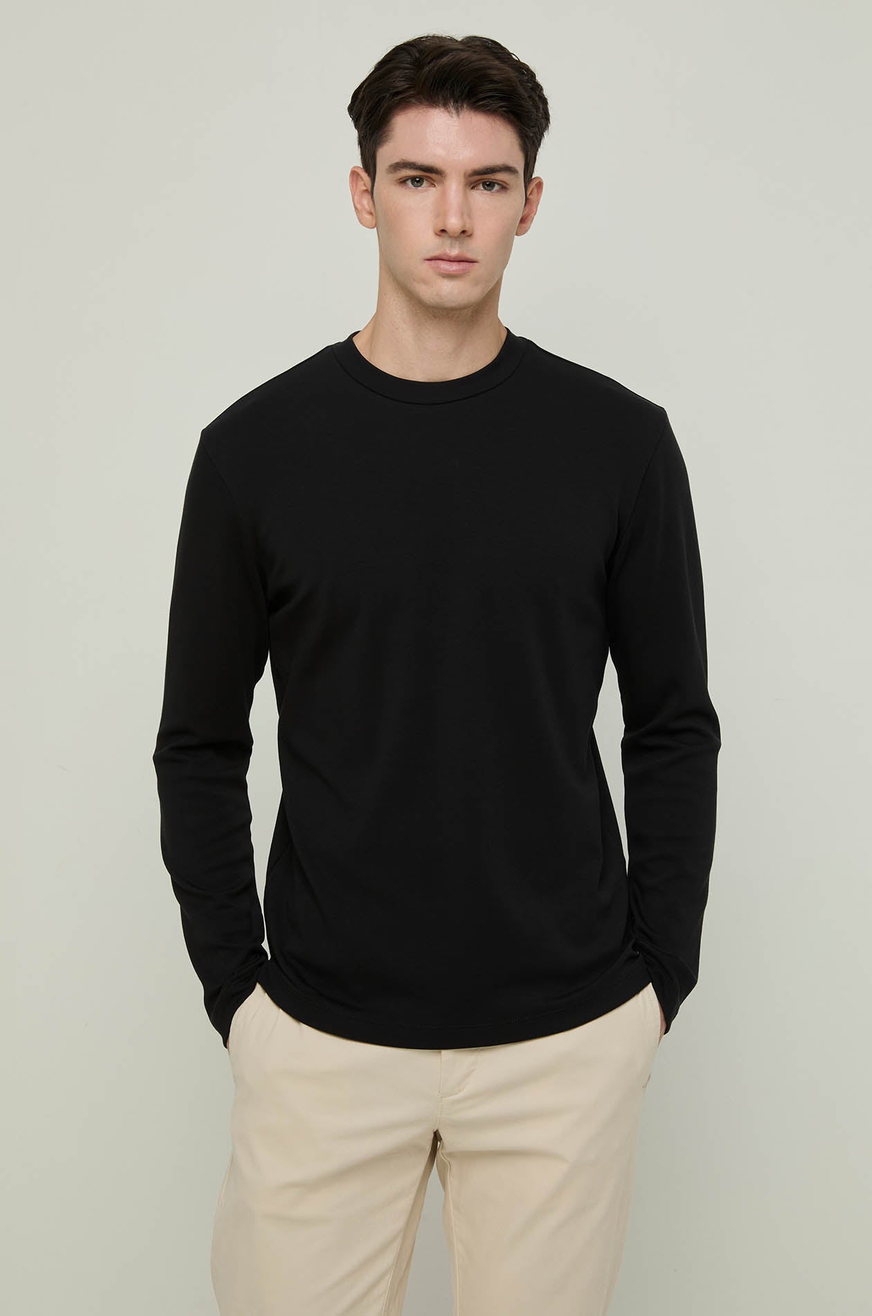 LONG SLEEVE ROUND NECK TEE