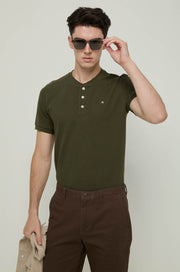 PIQUE HENLEY TEE