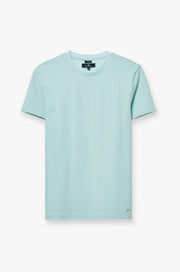 PIQUE ROUND NECK TEE