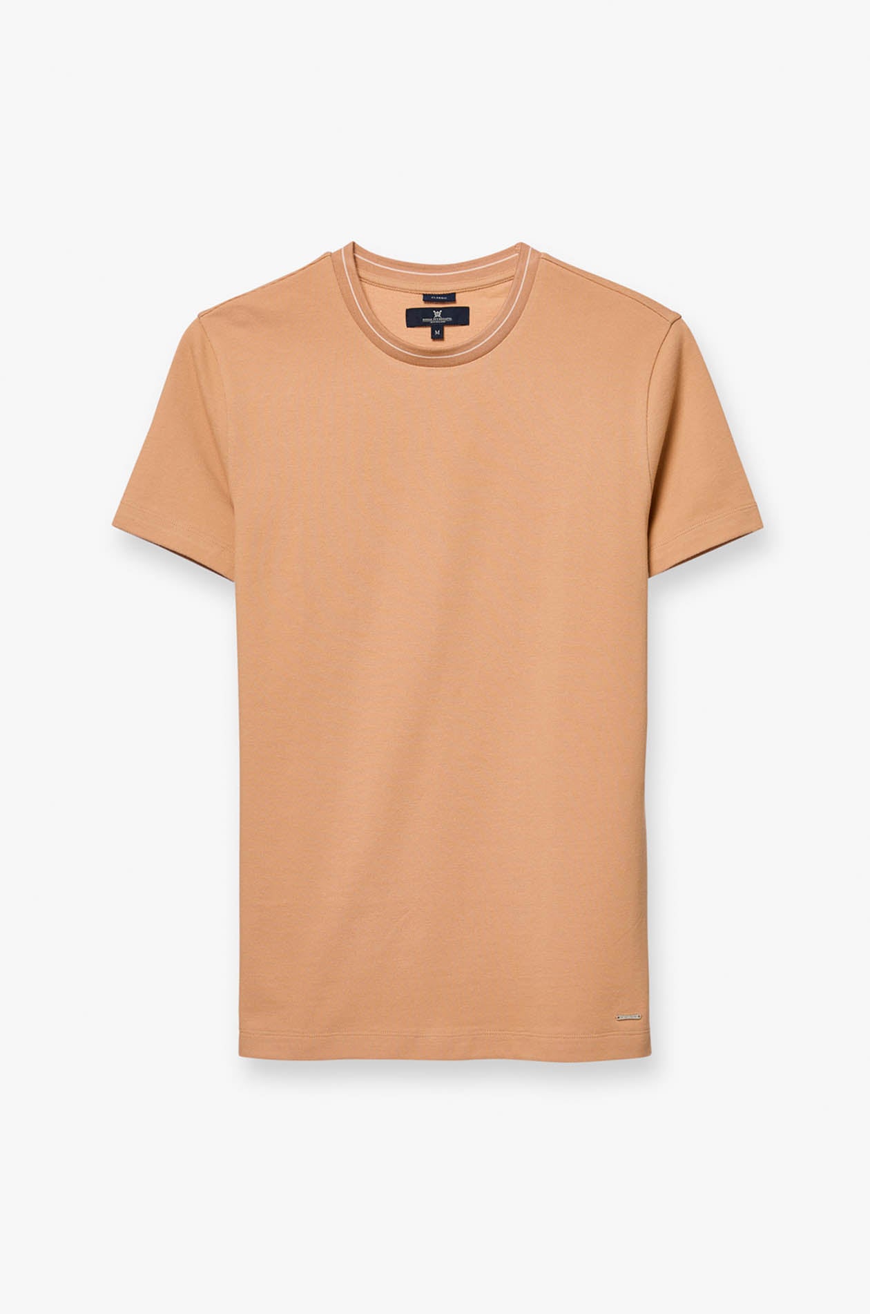 PIQUE ROUND NECK TEE