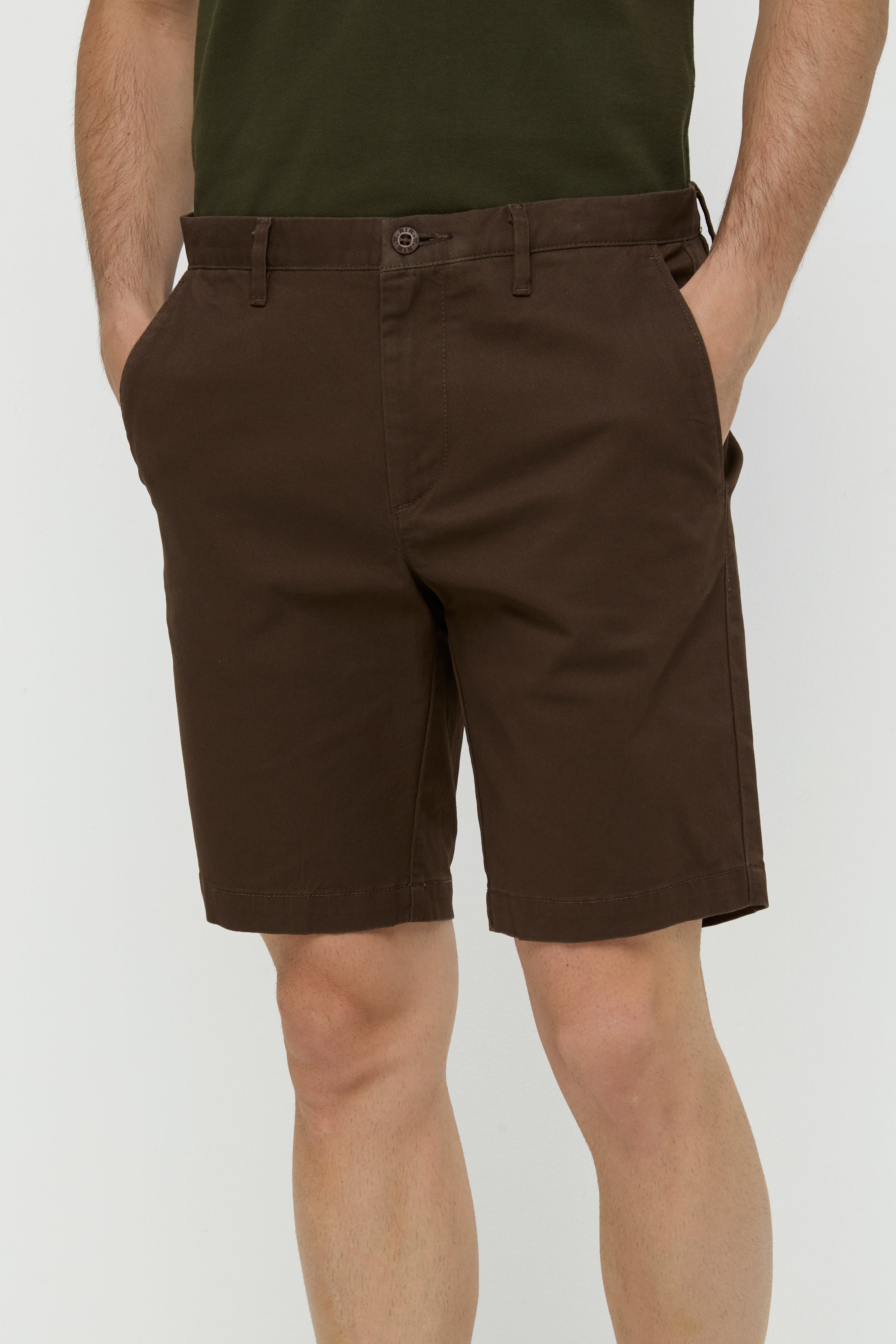 PIPING WAIST CHINO SHORTS