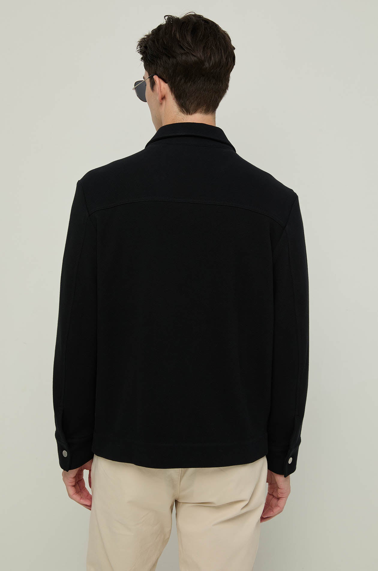 BLACK TWILL JACKET