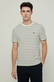 STRIPED COTTON TEE