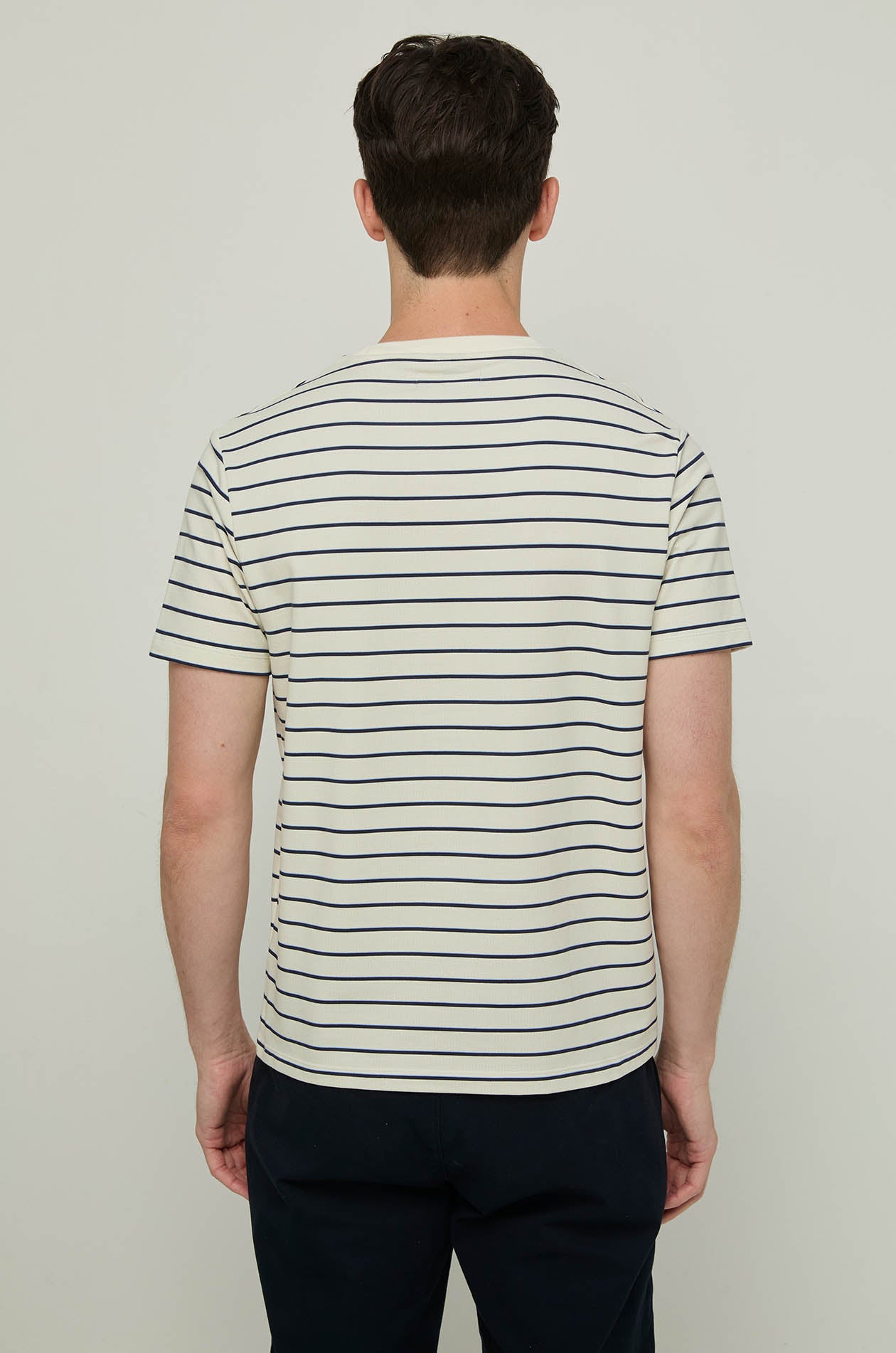 STRIPED COTTON TEE