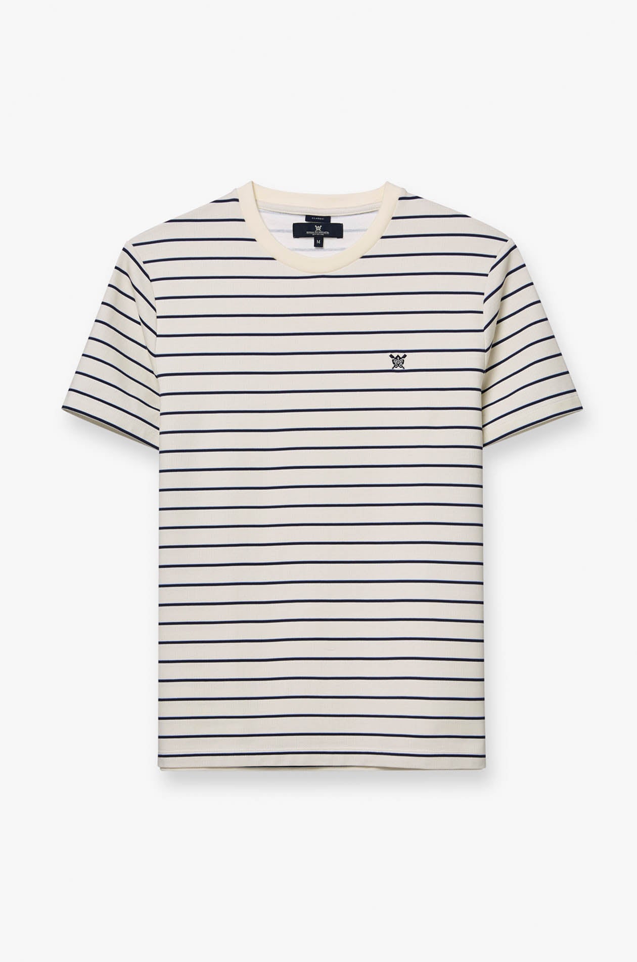 STRIPED COTTON TEE