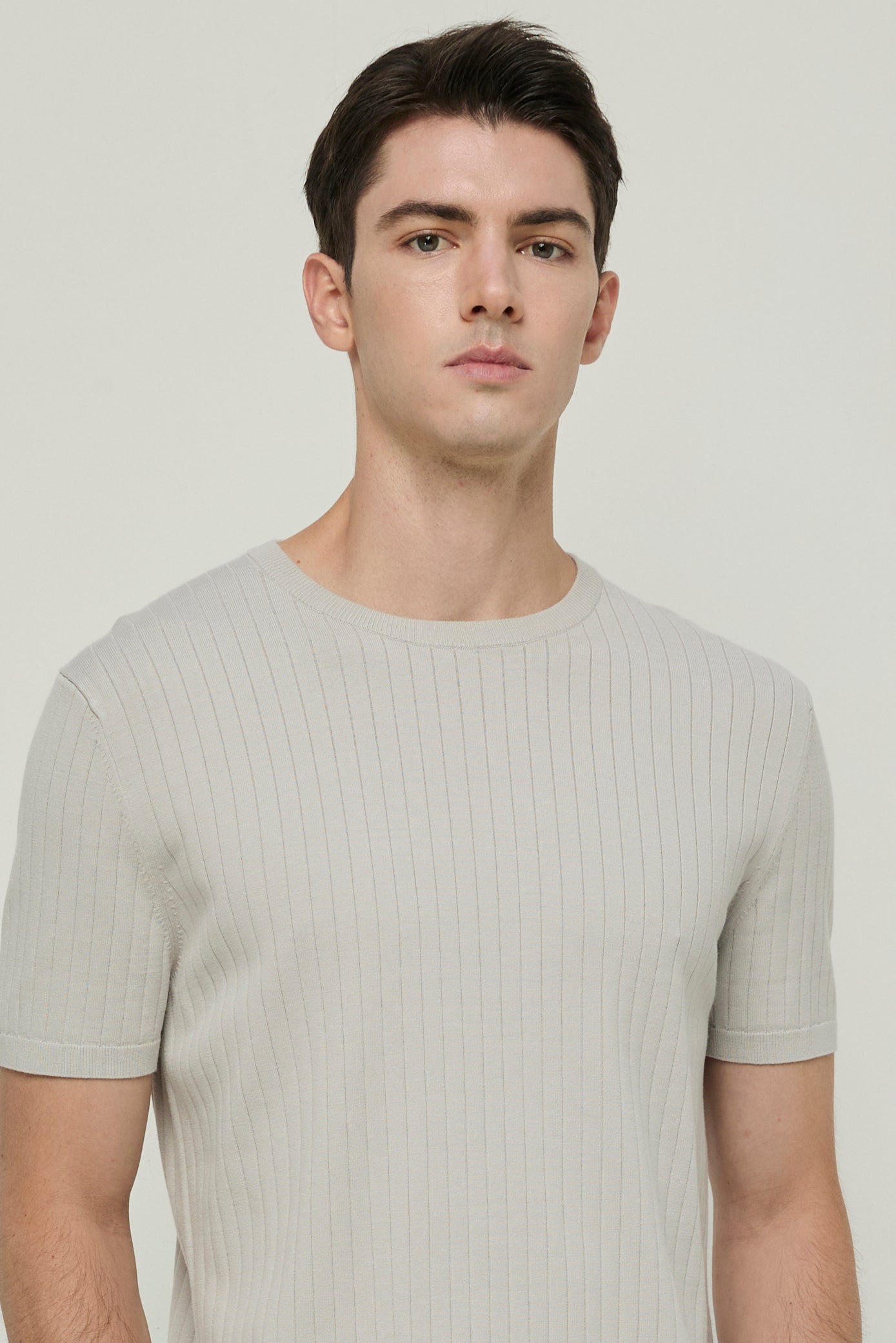 KNITTED SHORT-SLEEVE TEE