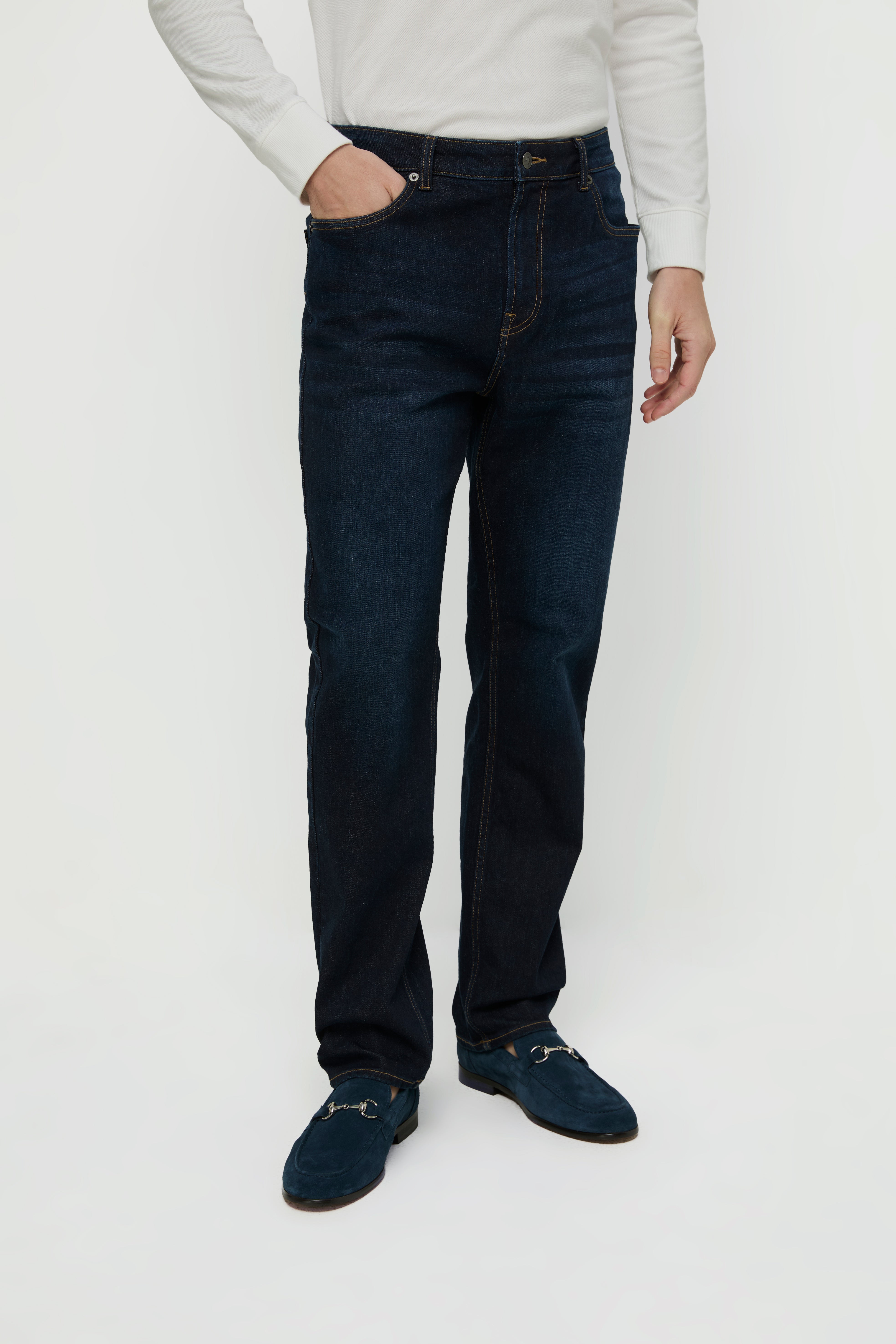 NAVY REGULAR-FIT JEANS
