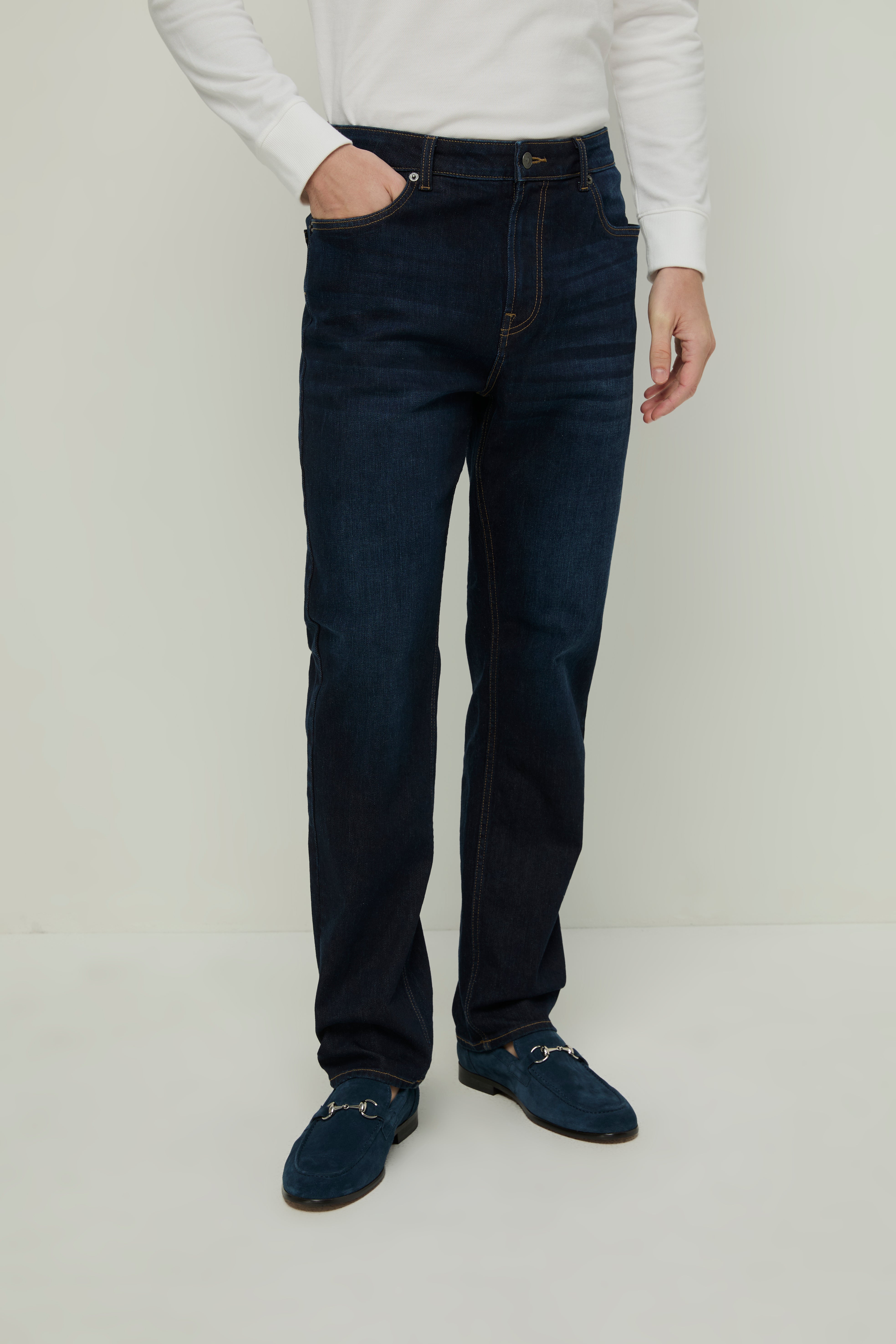 NAVY REGULAR-FIT JEANS