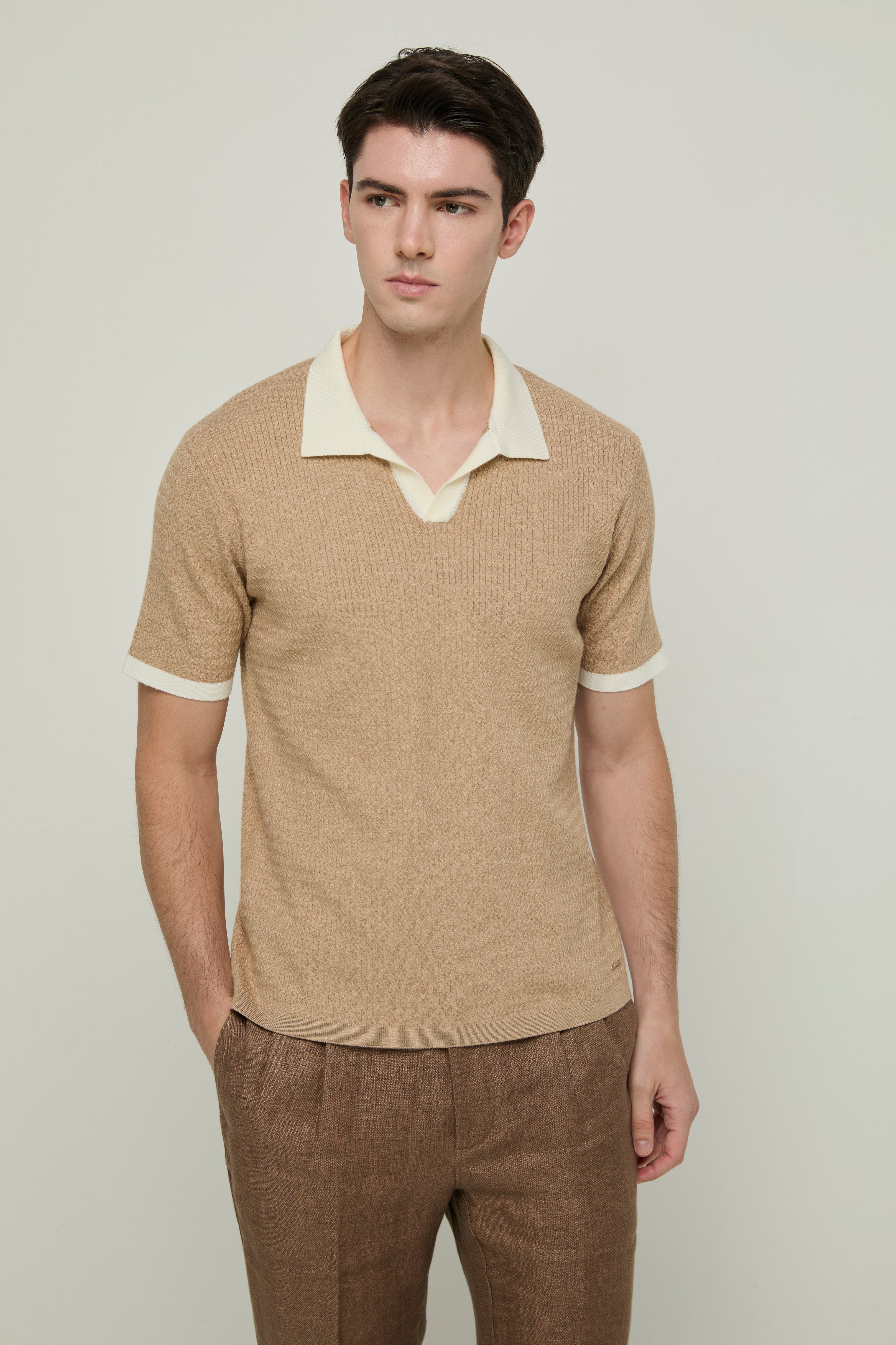 KNIT POLO SHIRT