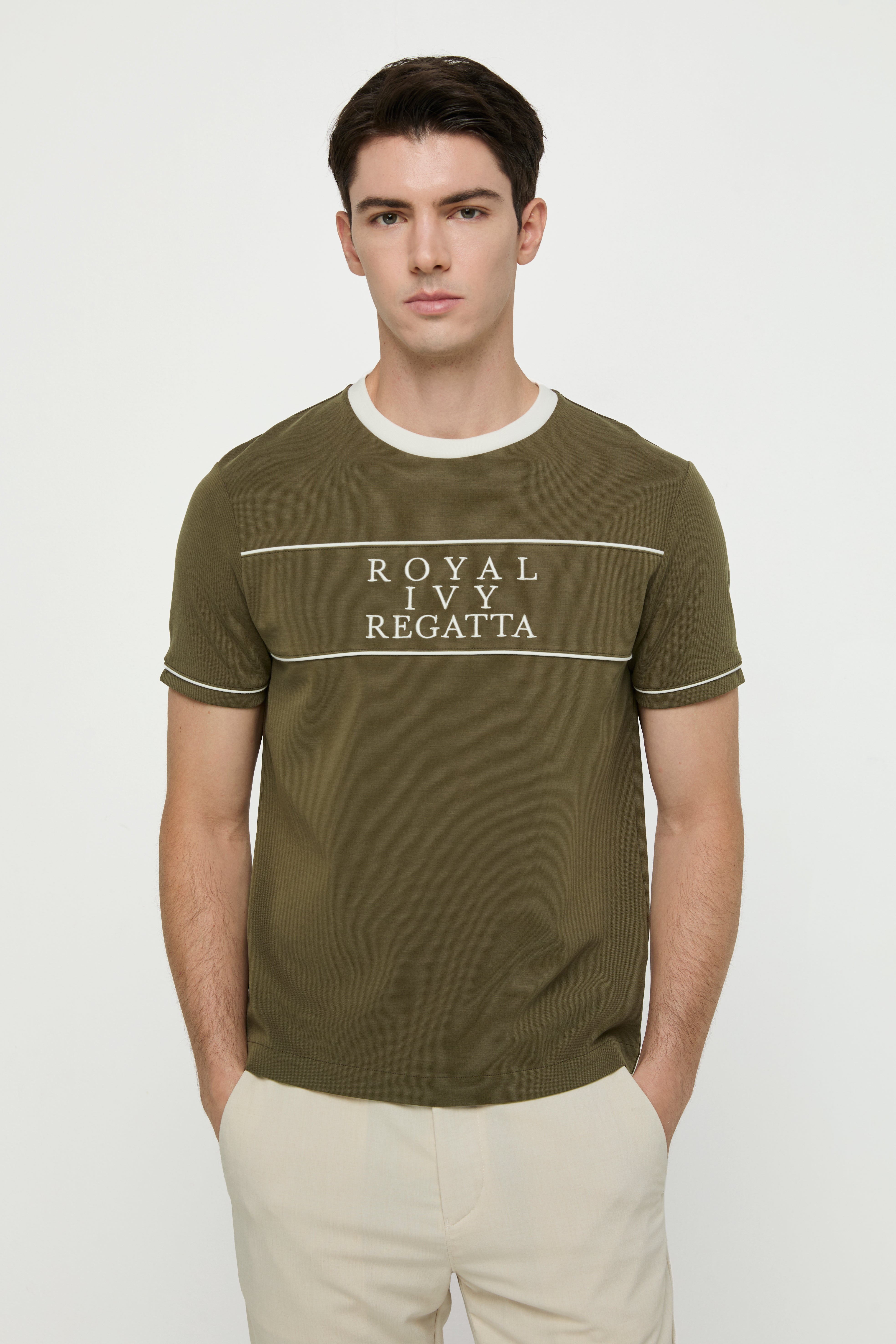 REGATTA PIPING EMBROIDERY T-SHIRTS